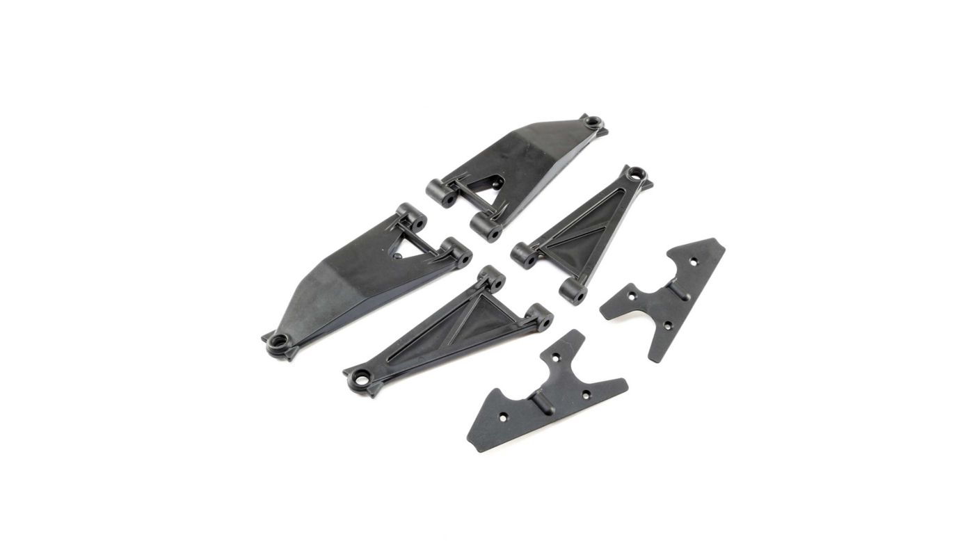 Losi Front Suspension Arm Set Upper/ Lower (Left and Right): Super Baja Rey - LOS254037