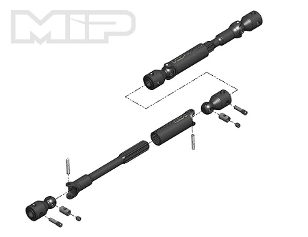 MIP HD Driveline Kit, Traxxas TRX-4 Defender - 17110