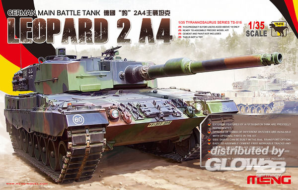 Meng German Main Battle Tank Leopard 2 A4 - 1:35 bouwpakket