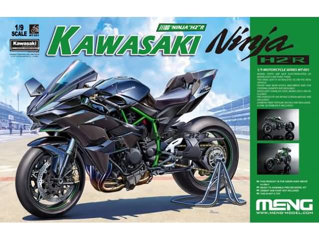 Meng Models Kawasaki Ninja H2R - 1:9 bouwpakket ( heeft levertijd!)