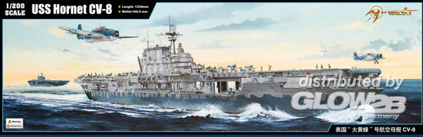 Merit USS Hornet CV-8 - 1:200 bouwpakket