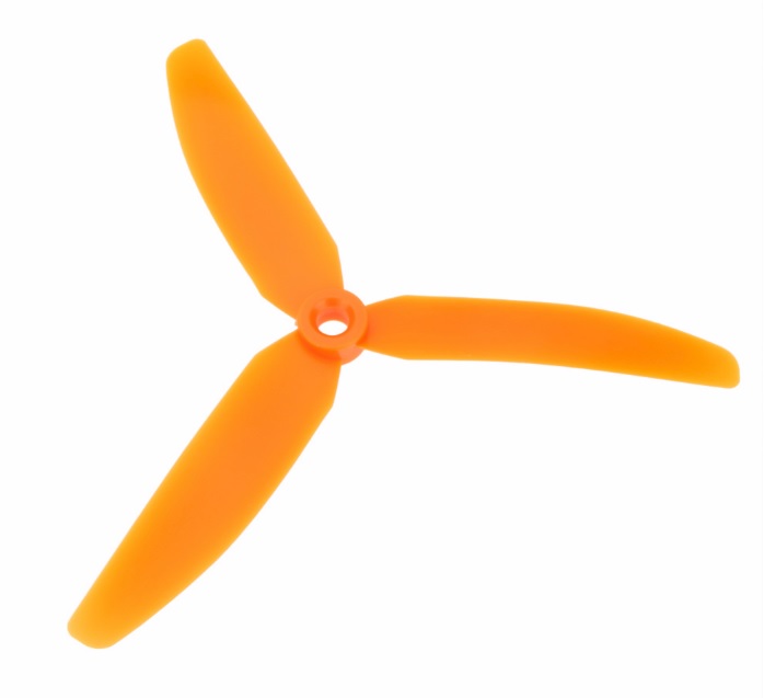 Mini quadcopter tri-propellers 5030 1xCW 1xCCW - Oranje