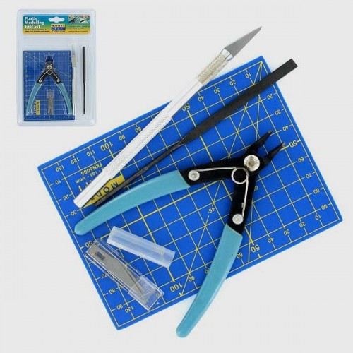 Model Craft Plastic Modelling Tool Set (9-delig) - PTK1009