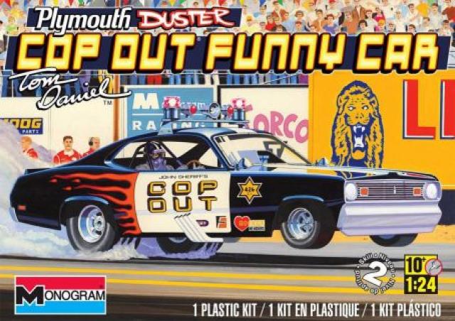 Monogram Plymouth Duster Cop Out Funny Car - 1:25