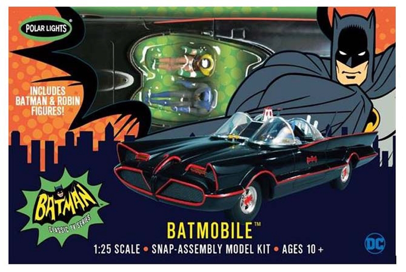 Polar Lights Batmobile & Batman & Robin Snap it 1:25 bouwpakket