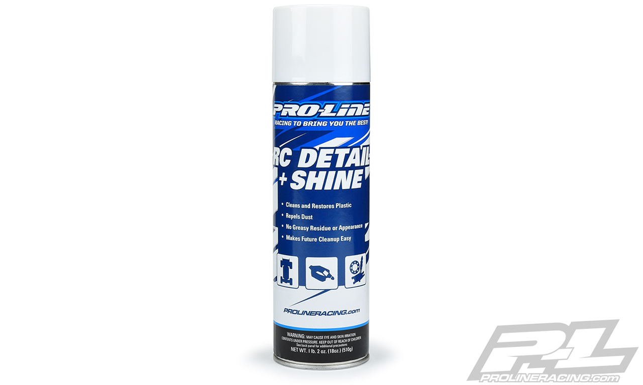 Proline RC Detail + Shine Spray (Ground Only Shipping, No International Sales or Air Mail Available) for Cleaning Your RC Car