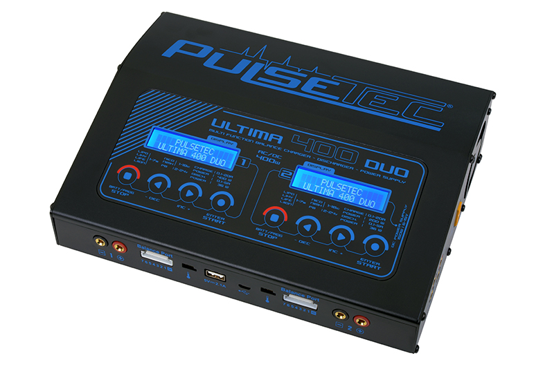 PulseTec Ultima 400 Duo Lipo Lader (400 Watt)