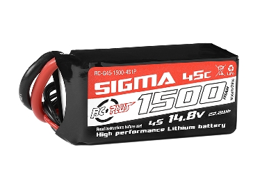 RC Plus LiPo Batterypack Sigma 45C-90C 1500 mAh 4S1P 14.8V - XT-60 stekker