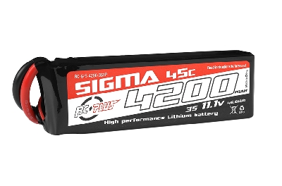 RC Plus LiPo Batterypack Sigma 45C-90C 4200 mAh 3S1P 11.1V - XT-60 stekker