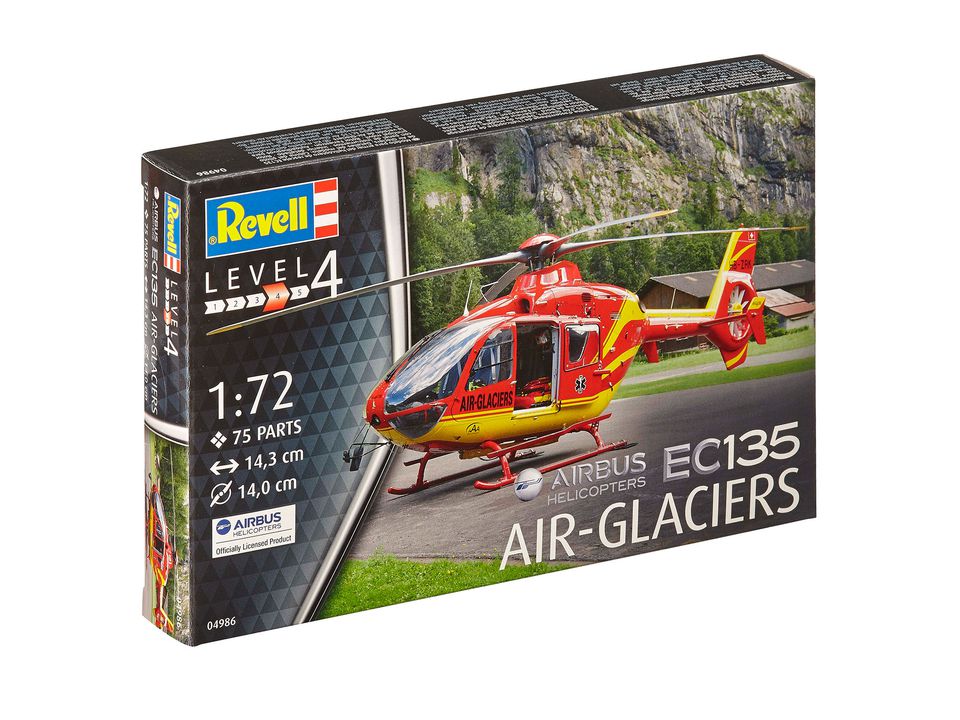 Revell Airbus Helicopters EC135 AIR-GLACIERS in 1:72 bouwpakket