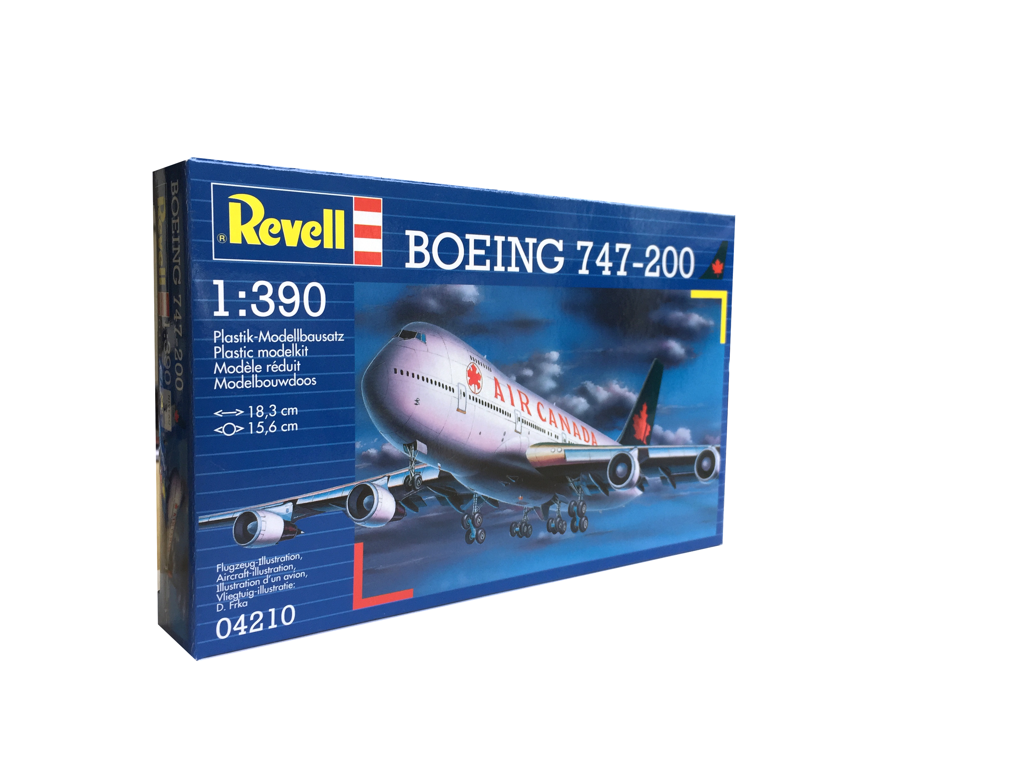 Revell Boeing 747-200 in 1:390 bouwpakket