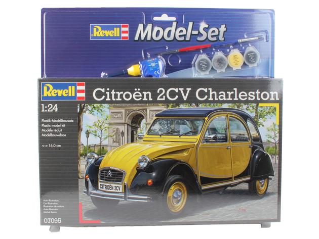 Revell Citroen 2CV Charleston in 1:24 bouwpakket met lijm en verf