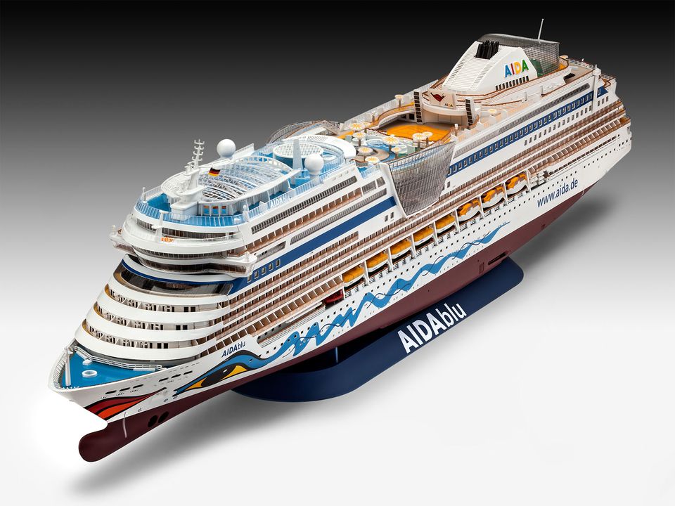 Revell Cruiser Ship AIDAblu, AIDAsol, AIDAmar, AIDAstella in 1:400 bouwpakket