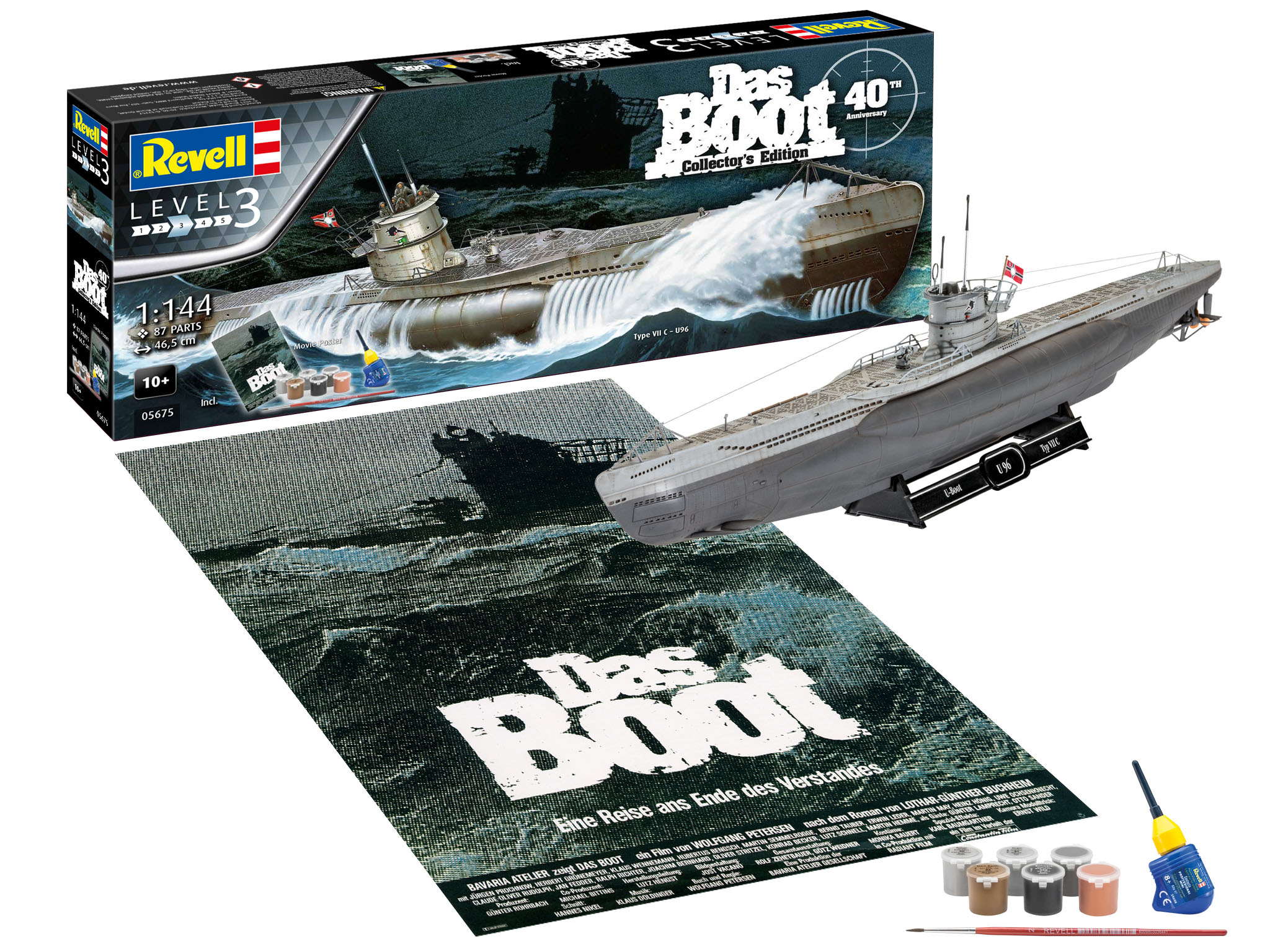Revell Das Boot Collector's Edition 40th Anniversary in 1:144 bouwpakket