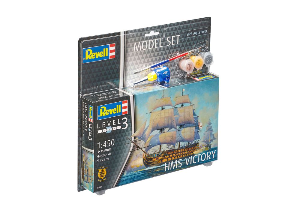Revell HMS Victory in 1:450 bouwpakket met lijm en verf