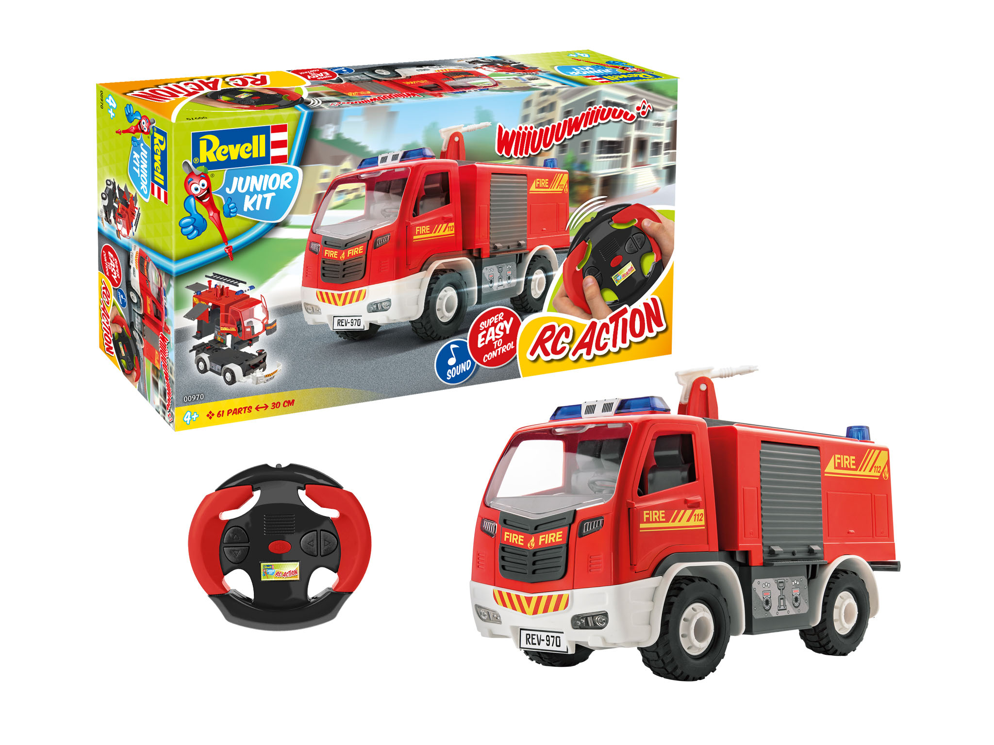 Revell Junior Kit RC Fire Truck in 1:20 bouwpakket