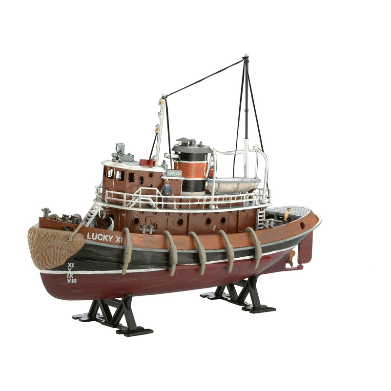 Revell Model Set Harbour Tug Boat in 1:108 bouwpakket met lijm en verf