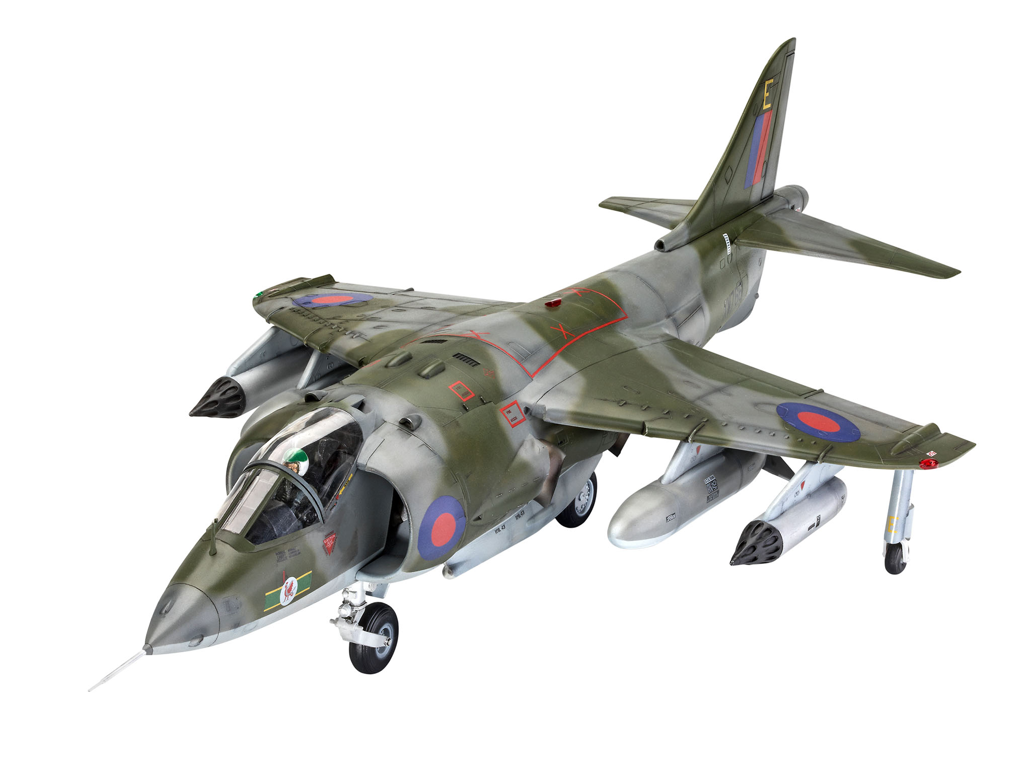 Revell Model Set Harrier GR.1 1:32 bouwpakket met lijm en verf