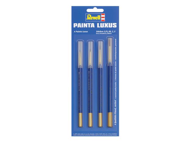 Revell Painta Luxus 4 penselen van hoogwaardig martelhaar