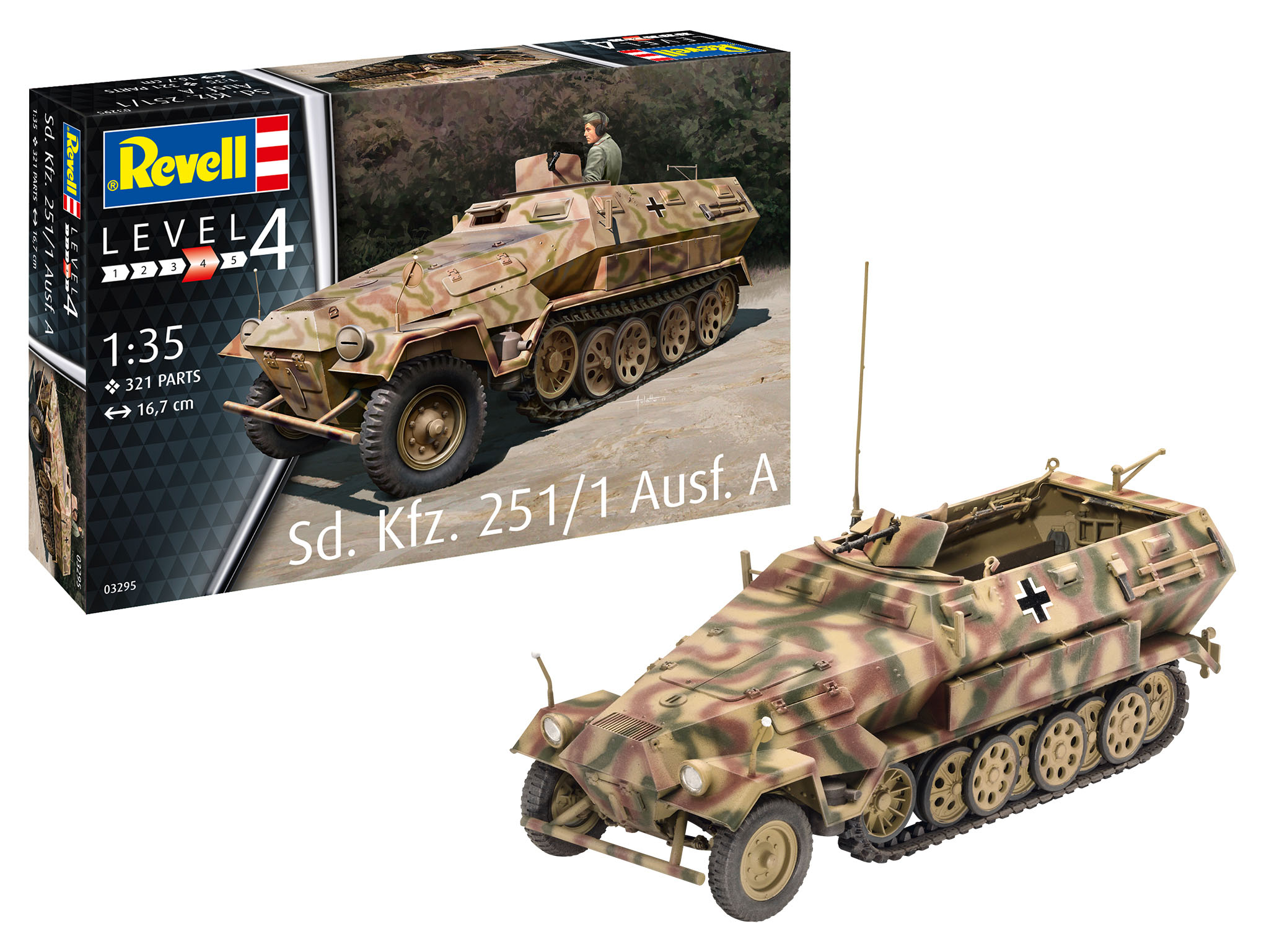 Revell Sd.Kfz. 251/1 Ausf.A in 1:35 bouwpakket