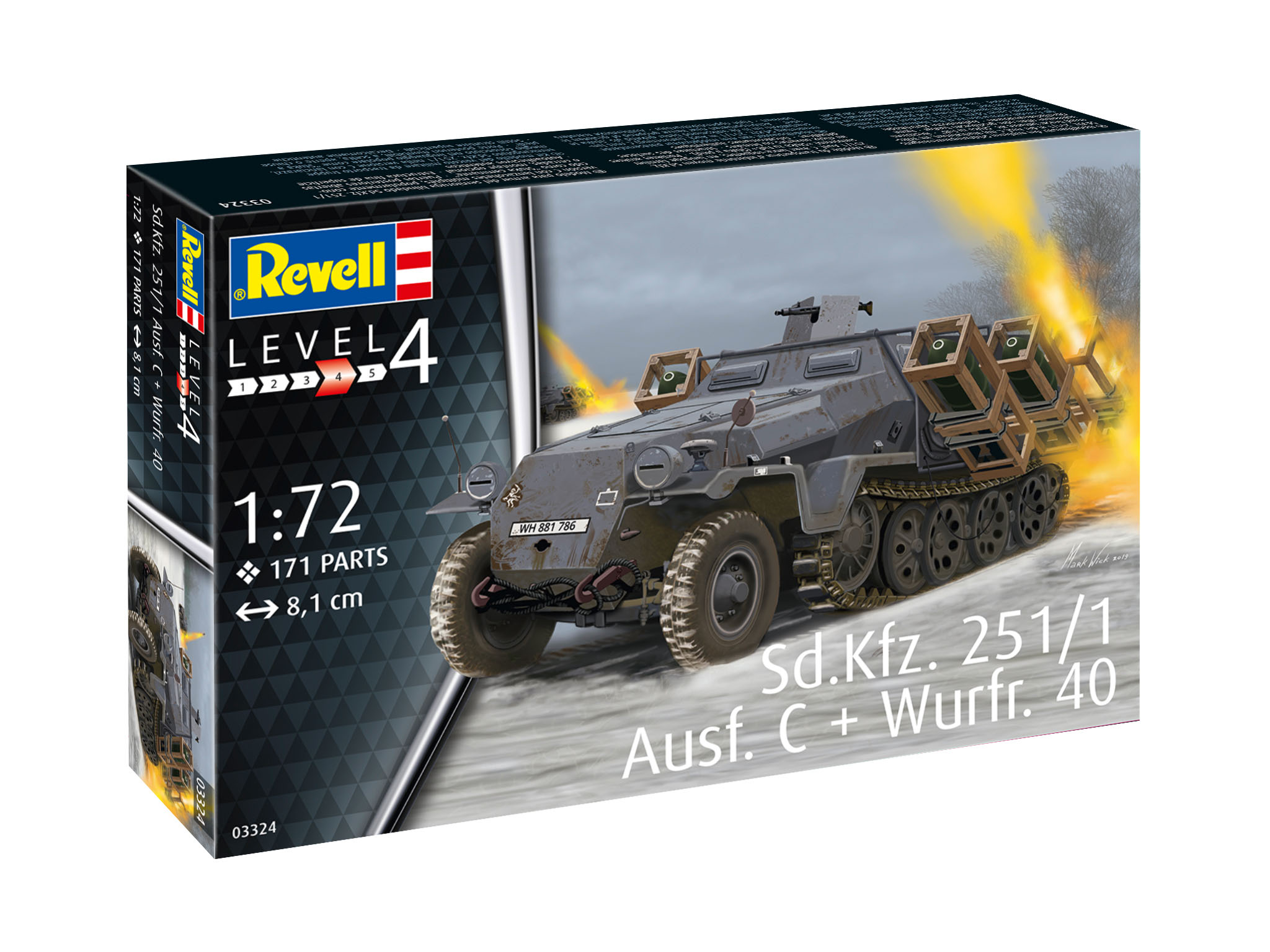 Revell Sd.Kfz. 251/1 Ausf. C + Wurfr. 4 in 1:72 bouwpakket