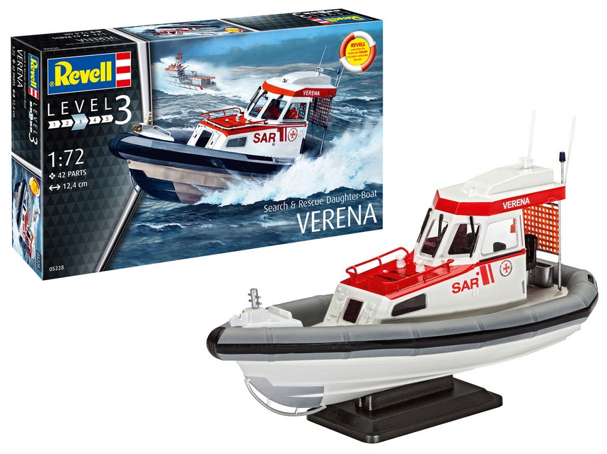 Revell Search & Rescue Daughter Boat VERENA in 1:72 bouwpakket met lijm en verf