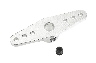 Revtec - Aluminium stuurhevel - Dubbel - Kort - As Dia. 4mm - 1 st