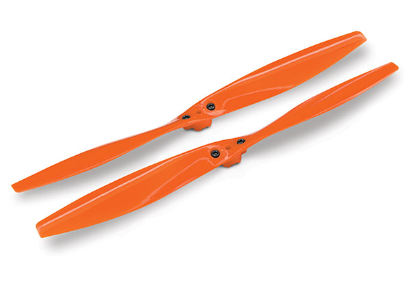 Rotor blade set orange 2 with screws - TRX7930