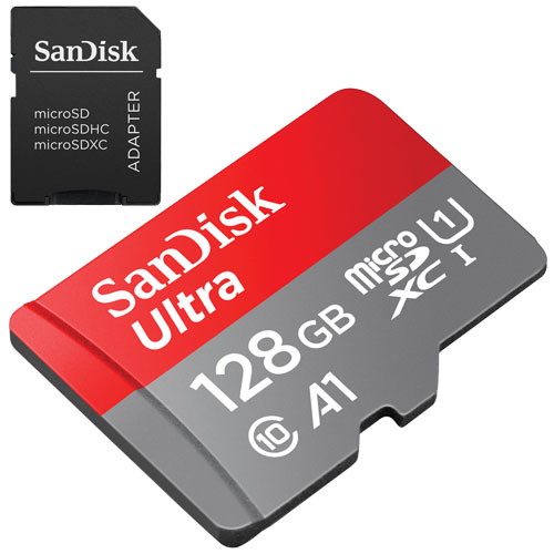 SanDisk 128GB micro SD Ultra UHS-I A1 (100MB/s)