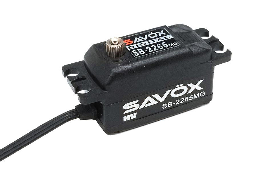 Savox SB-2265MG Digital Low Profile (High Voltage) Servo (12kg)