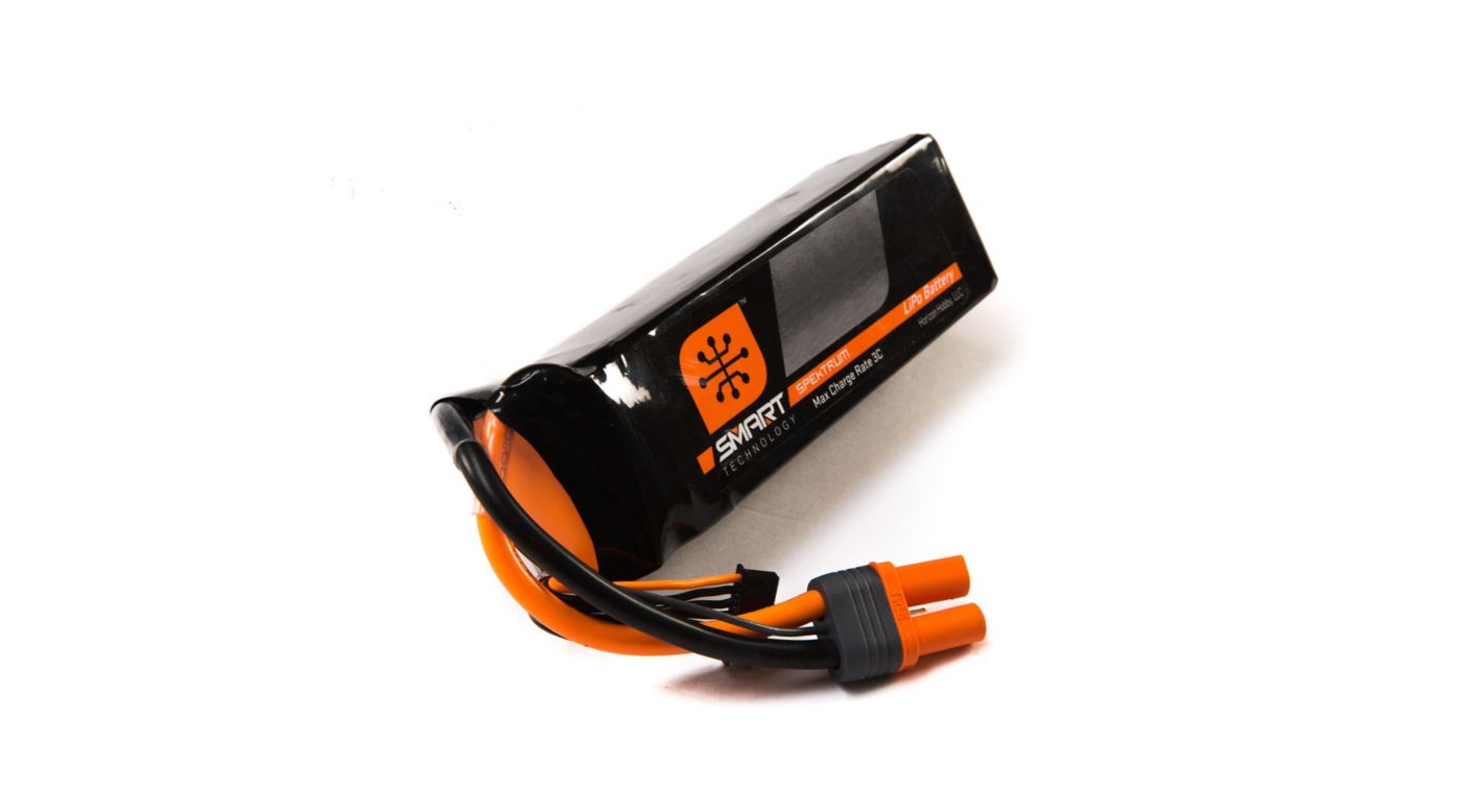 Spektrum 11.1V 2200mAh 3S 30C Smart LiPo Battery IC3