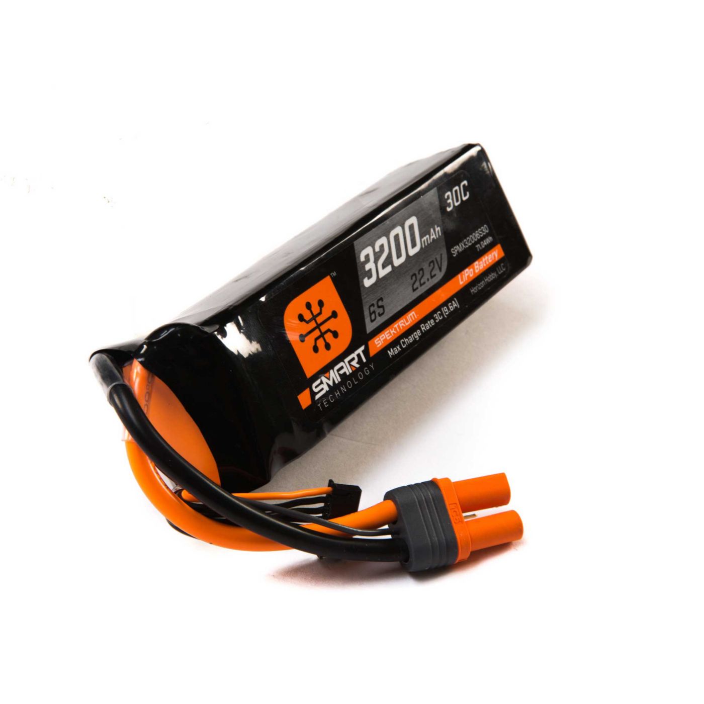 Spektrum 22.2V 3200mAh 6S 30C Smart LiPo Battery, IC5 - SPMX32006S30