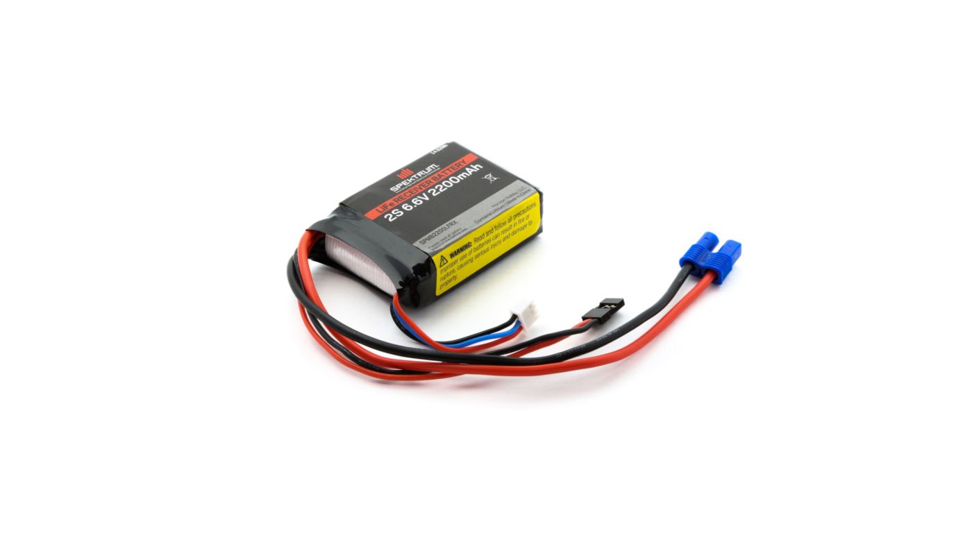 Spektrum 6.6V 2200mAh 2S LiFe Receiver Battery