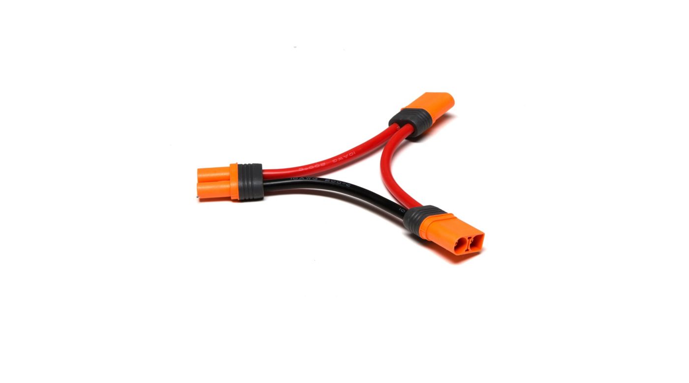 Spektrum IC5 Battery Series Harness with 4"/100mm Wire, 10 AWG - SPMXCA506