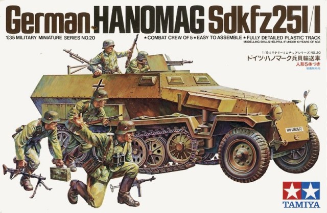 Tamiya German Hanomag Sdkfz25I/I - 1:35 bouwpakket