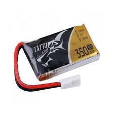 Tattu 350mAh 3.7V 30C-60C 1S1P Lipo batterij met Molex stekker