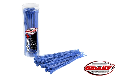 Team Corally - Cable Tie Raps - Blue - 2.5x100mm - 50 Pcs