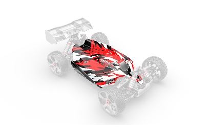 Team Corally Polycarbonate Body - Python XP 6S - Painted - Cut - 1 pc - C-00180-375