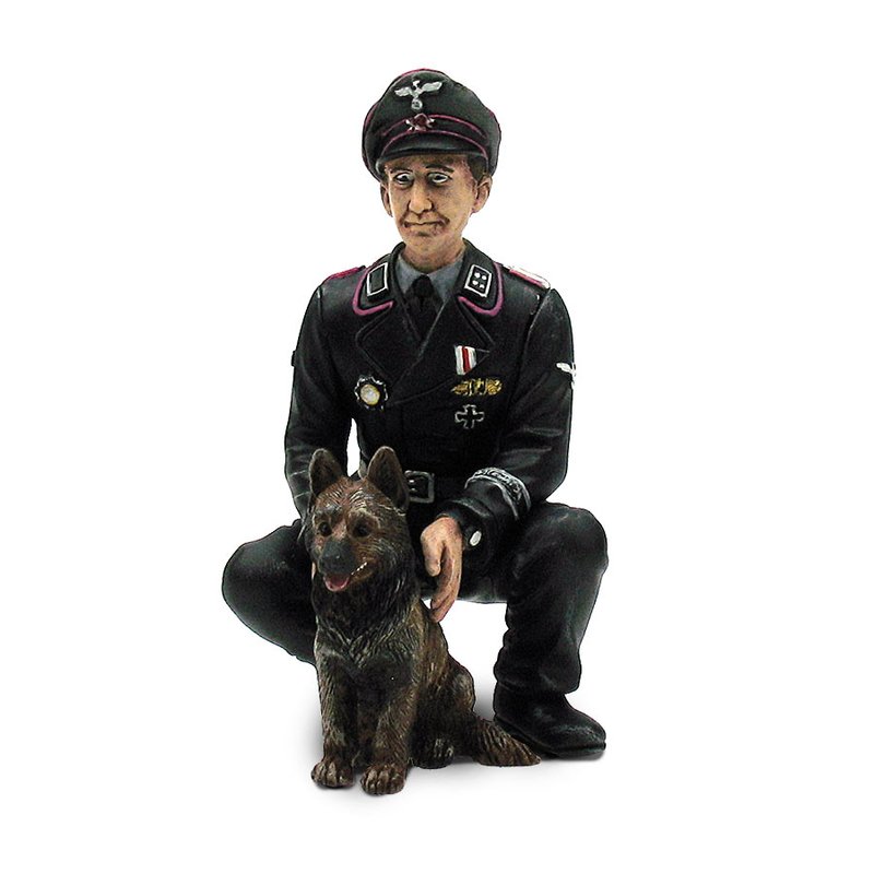 Torro 1/16 figuren Colonel Otto Paetsch with dog