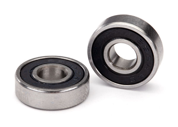 Traxxas Ball bearing, black rubber sealed (6x16x5mm) (2) - TRX5099A