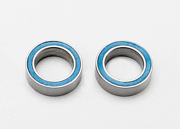 Traxxas Ball bearings, blue rubber sealed (8x12x3.5mm) (2) - TRX7020