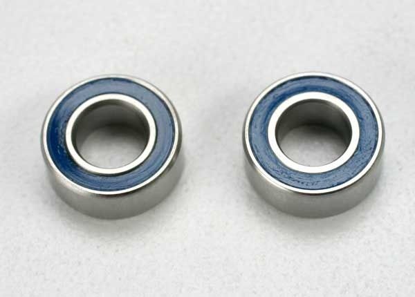 Ball bearings blue rubber sealed 5x10x4mm - TRX5115
