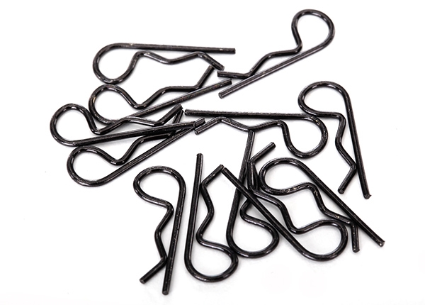 Traxxas Body clips black 12 stuks - TRX1834A