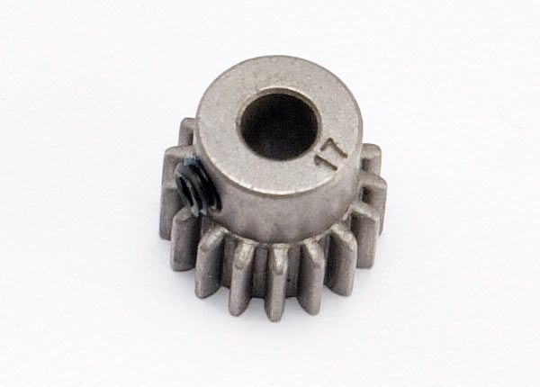 Traxxas Gear, 17-T pinion (0.8 metric pitch, compatible with 32-pitch) (fits 5mm shaft)/ set screw - TRX5643