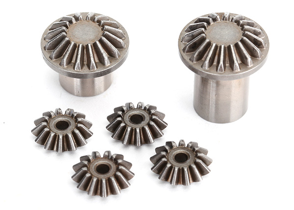 Traxxas Gear set, center differential (output gears (2)/ spider gears (4)) - TRX8583