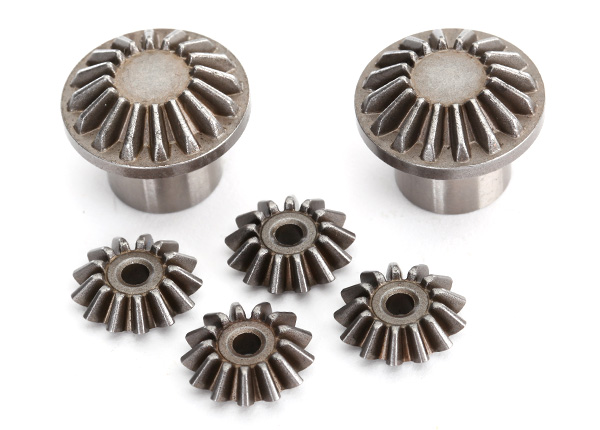 Traxxas Gear set, differential (front) (output gears (2)/ spider gears (4)) - TRX8582