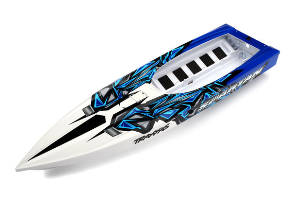 Traxxas Hull, Spartan, blue graphics (fully assembled) - TRX5718
