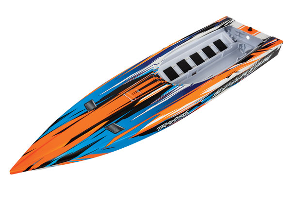 Traxxas Hull, Spartan, orange graphics (fully assembled) - TRX5735