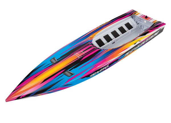 Traxxas Hull, Spartan, pink graphics (fully assembled) - TRX5735P