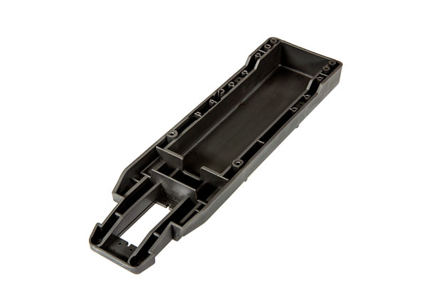 Traxxas Main chassis (black) (164mm long battery compartment) (fits both flat and hump style battery packs) - TRX3622X